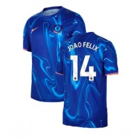 Camisa de Futebol Chelsea Joao Felix #14 Equipamento Principal 2024-25 Manga Curta